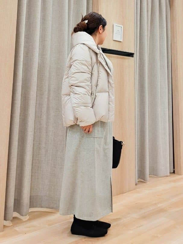 ふるさんの「grove｜クラシカルツイード Aラインスカート」を使ったコーディネート