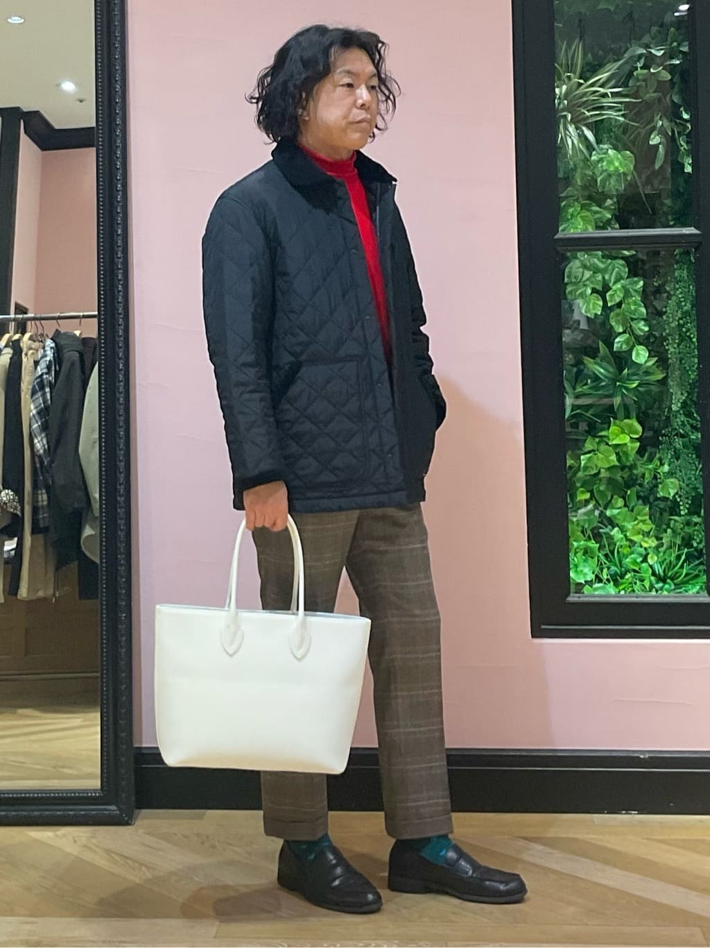 Nagaseさんの「DRESSTERIOR｜◆サスティナブル タートルニット」を使ったコーディネート