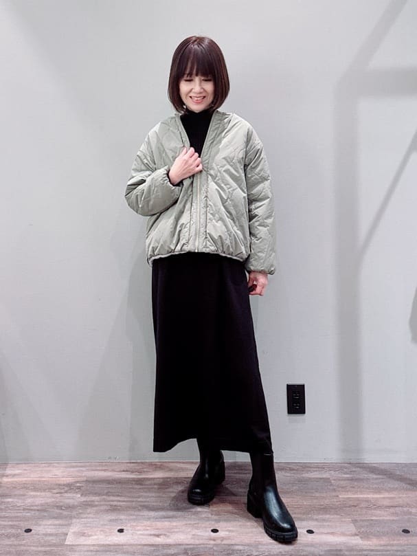 Satoさんの「Dessin｜【2WAY】リバーシブルタフタボアアウター」を使ったコーディネート