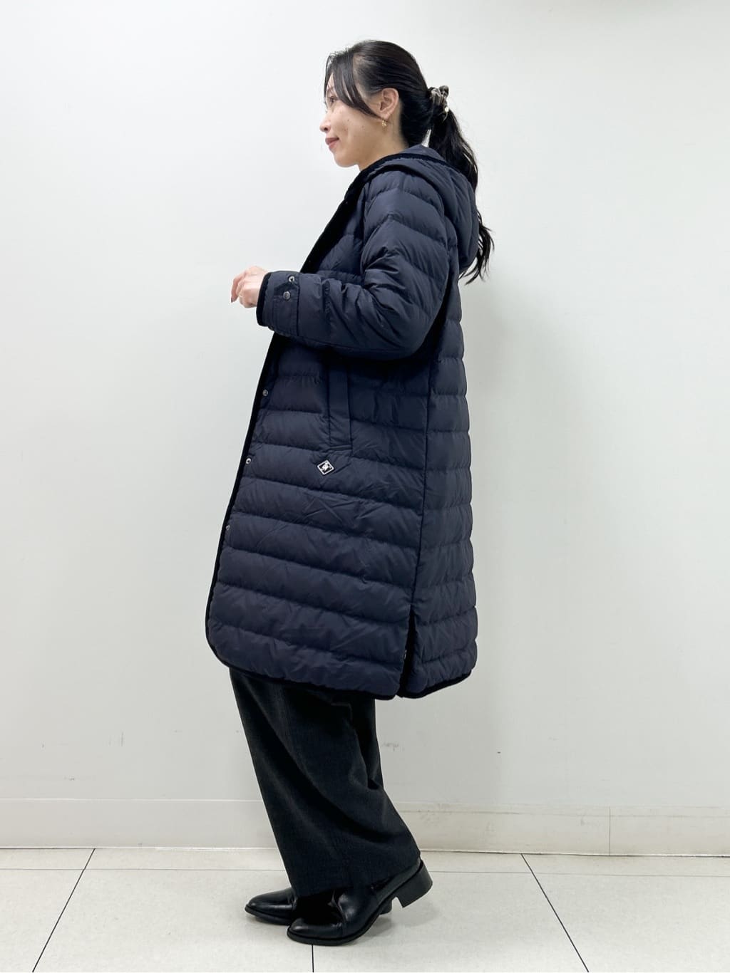 Kaiさんの「Dessin｜【撥水・2WAY】ミュラーダウンコートロング丈」を使ったコーディネート
