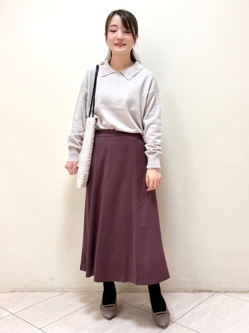 mikiさんの「Reflect｜【着映え◎】衿つきニットトップス」を使ったコーディネート