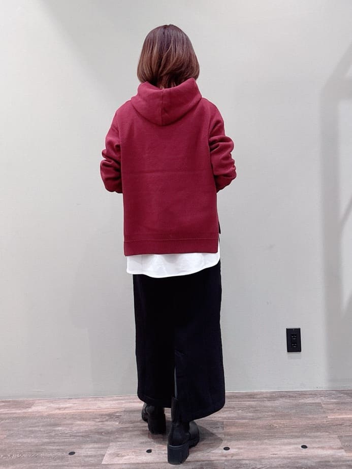 Satoさんの「Dessin｜【洗える／体型カバー】ちょうどいいニットパーカ」を使ったコーディネート