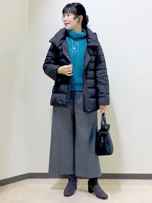  beni_gingerさんの「Reflect｜【SS-4Lサイズ】フーデッドミドルダウンコート」を使ったコーディネート