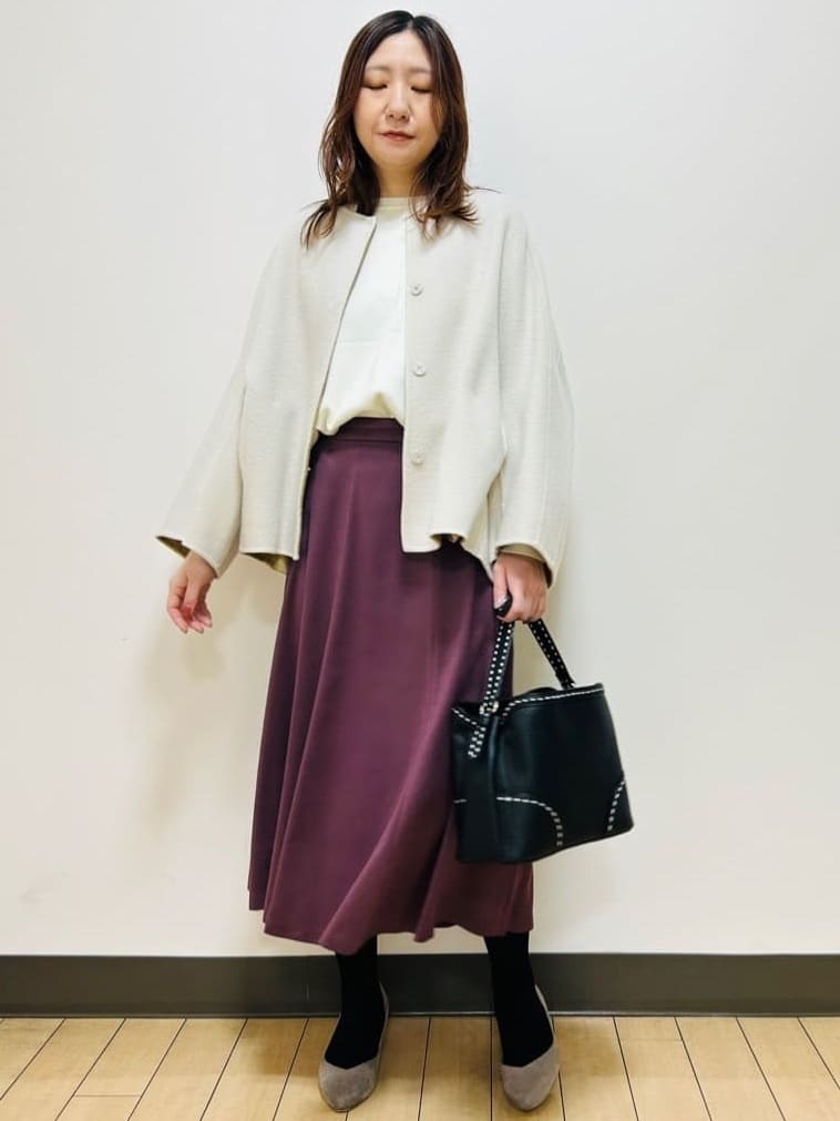 miiiさんの「Reflect｜【ゆったり着られる◎】ラグランスリーブニット」を使ったコーディネート