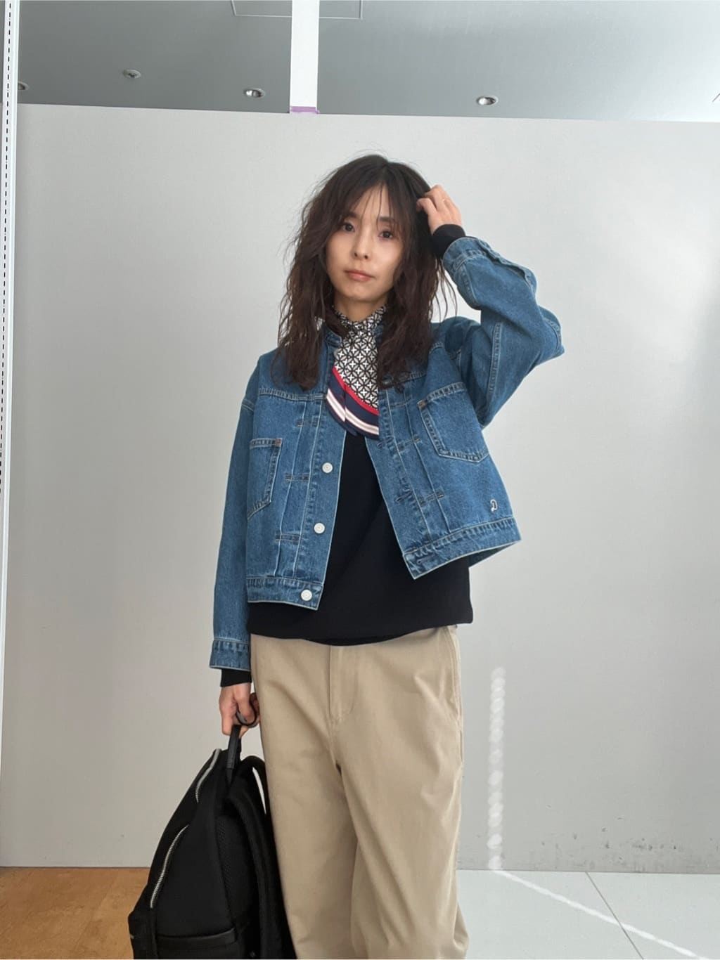misaさんの「DRESSTERIOR｜【洗える/7色展開】ウォッシャブルコットンカシミヤニット」を使ったコーディネート