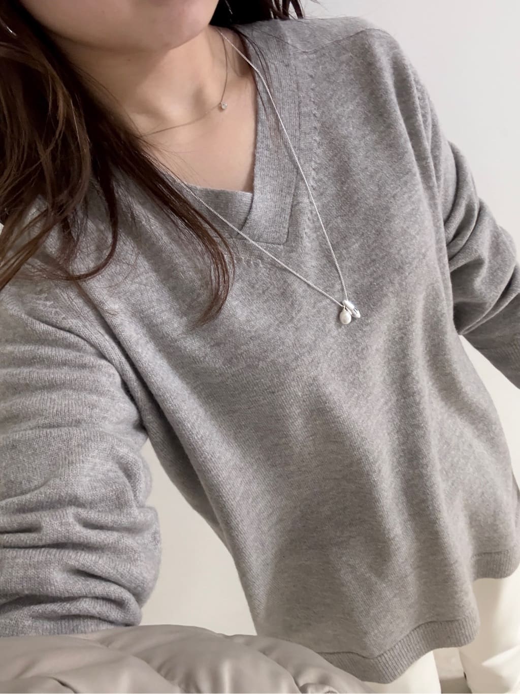 kahoさんの「INDIVI｜【名品／撥水／抗菌防臭】ショート丈リサイクルダウンコート」を使ったコーディネート