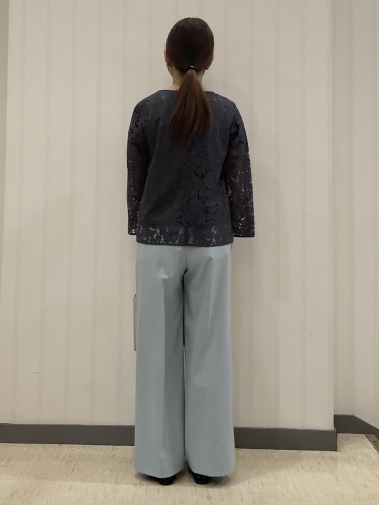 ちひさんの「INDIVI｜【新作褒められパンツ】快温ワイドパンツ」を使ったコーディネート