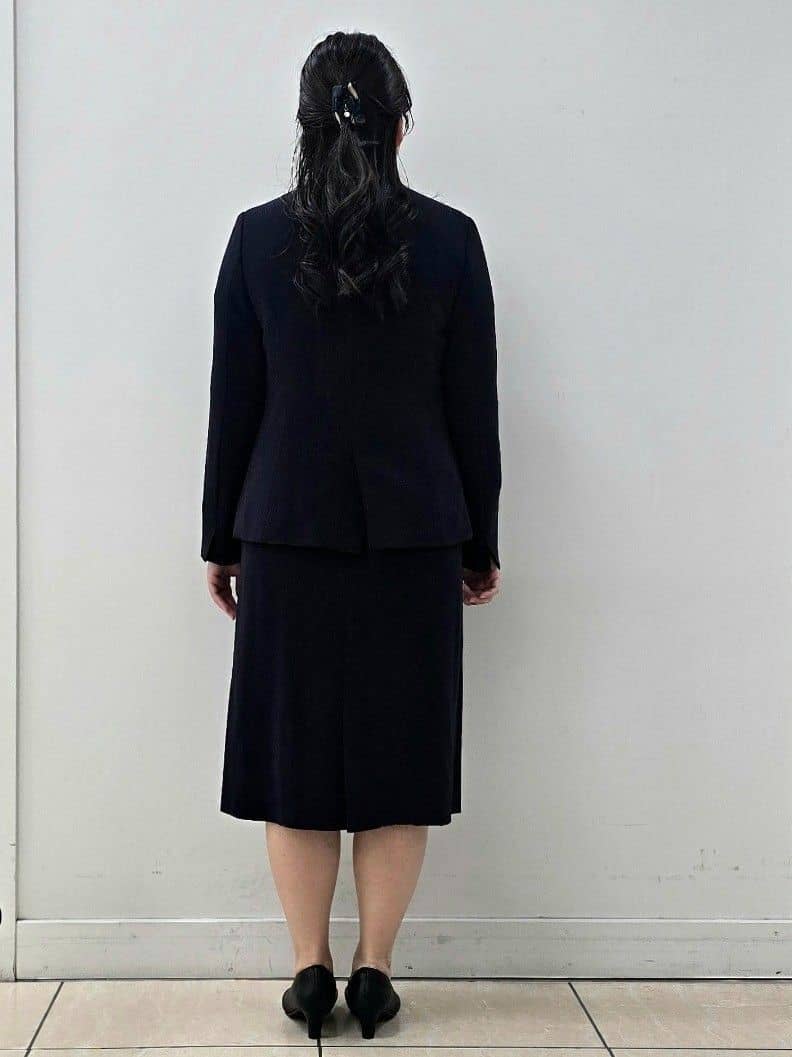 fkeさんの「Reflect｜【SS-4Lサイズ／通勤／セットアップ可】ノーカラージャケット」を使ったコーディネート