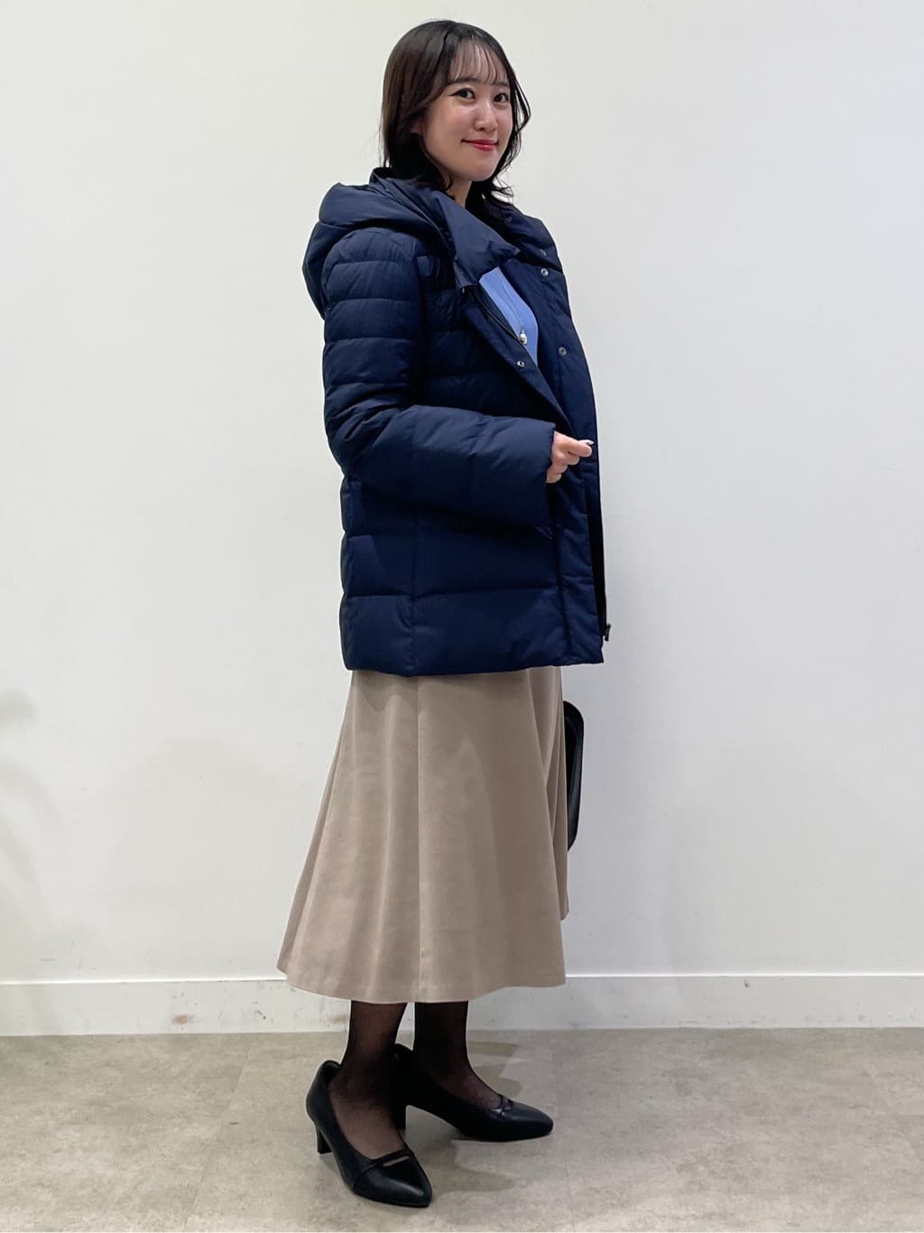 yukariさんの「Reflect｜【SS-4Lサイズ】フーデッドミドルダウンコート」を使ったコーディネート