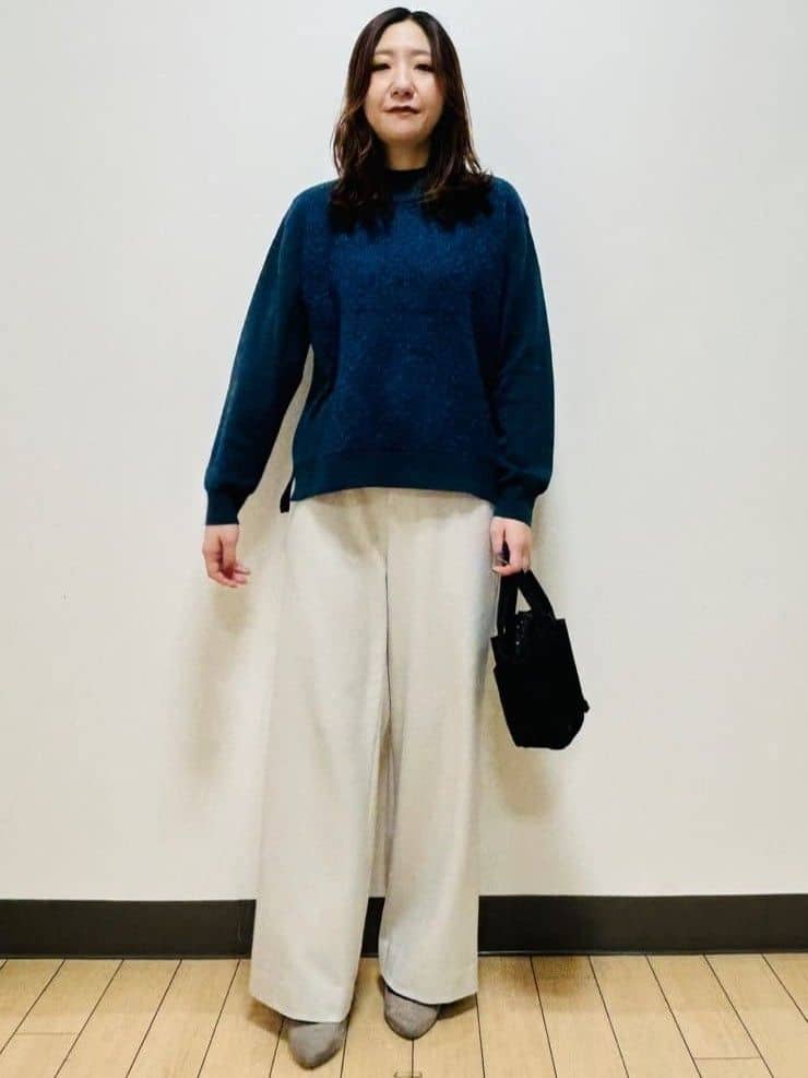 miiiさんの「Reflect｜アーガイル柄ハイネックニット」を使ったコーディネート