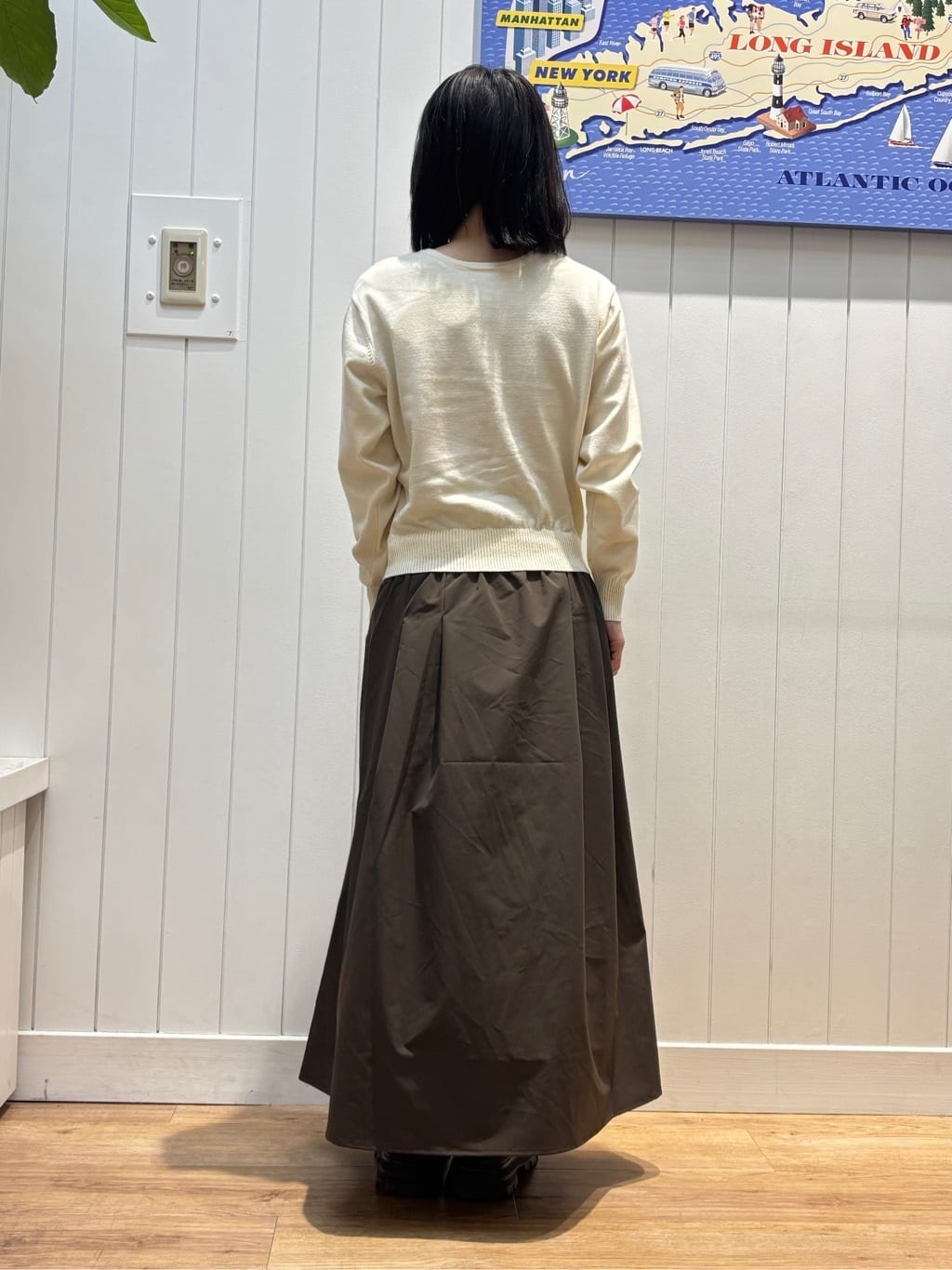 OKADAさんの「Dessin｜【1枚着/2WAY】ドッキングワンピース」を使ったコーディネート