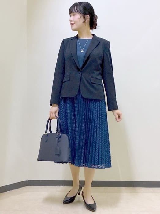  beni_gingerさんの「Reflect｜【SS-4Lサイズ】シフォン&times;幾何柄レースプリーツワンピース」を使ったコーディネート