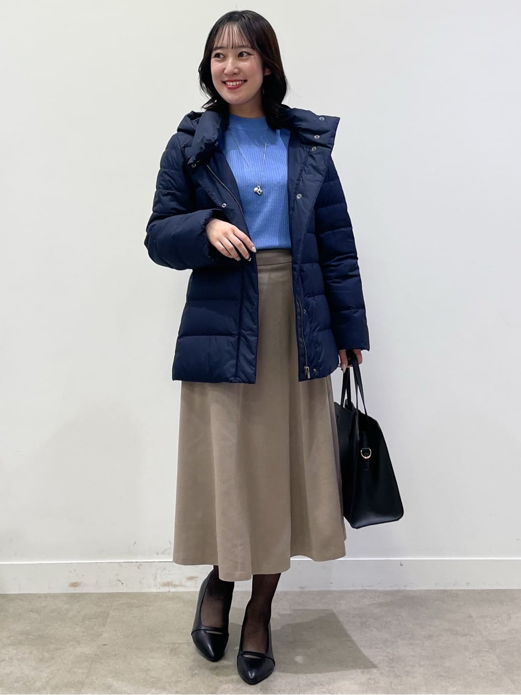 yukariさんの「Reflect｜【SS-4Lサイズ】フーデッドミドルダウンコート」を使ったコーディネート
