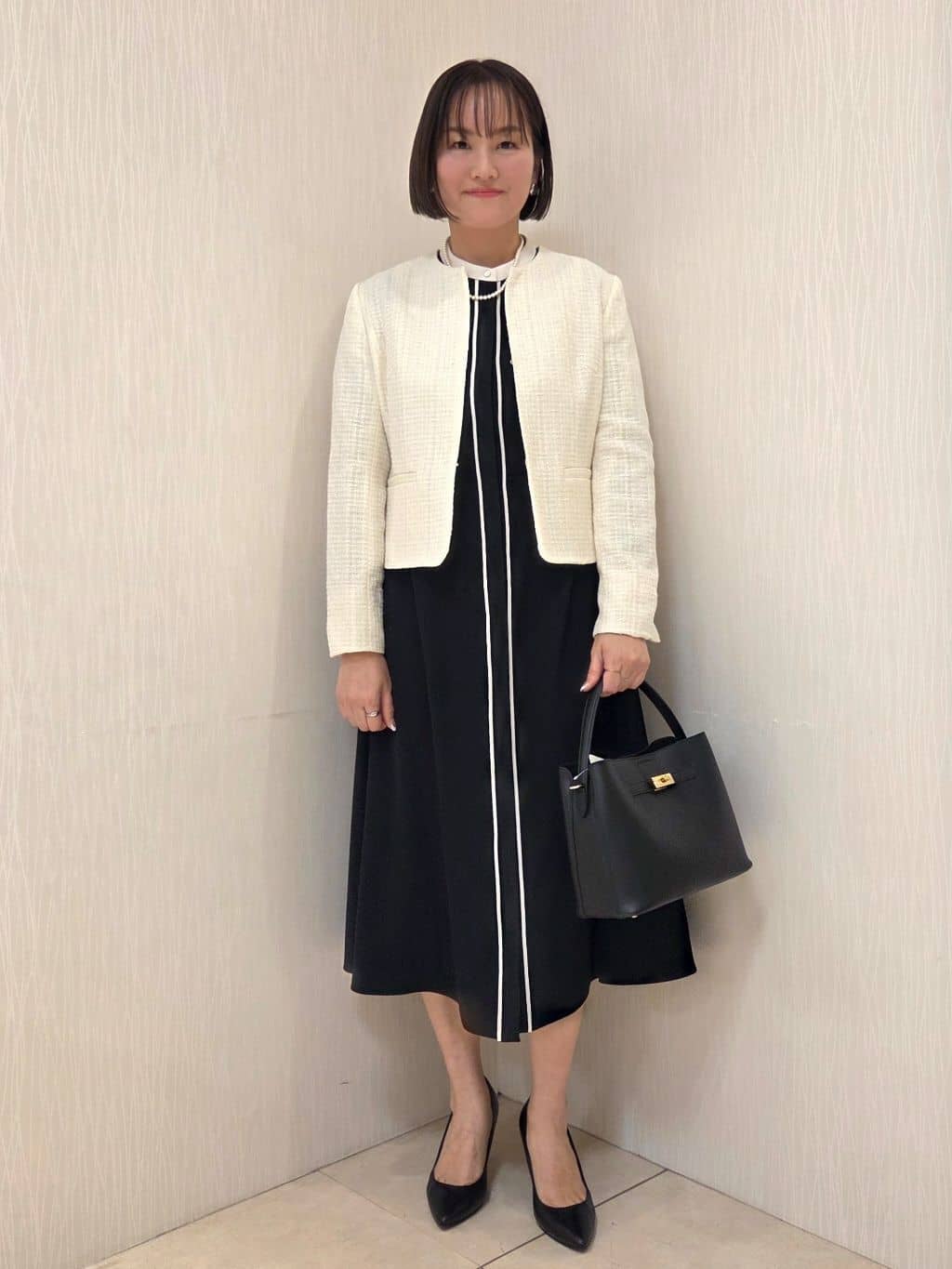 naokoさんの「UNTITLED｜【セットアップ可/フォーマル】ツイードジャケット」を使ったコーディネート