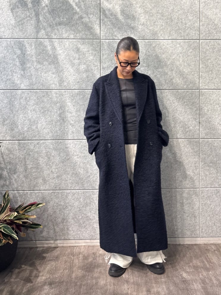 ibuさんの「CODE A｜M long coat」を使ったコーディネート