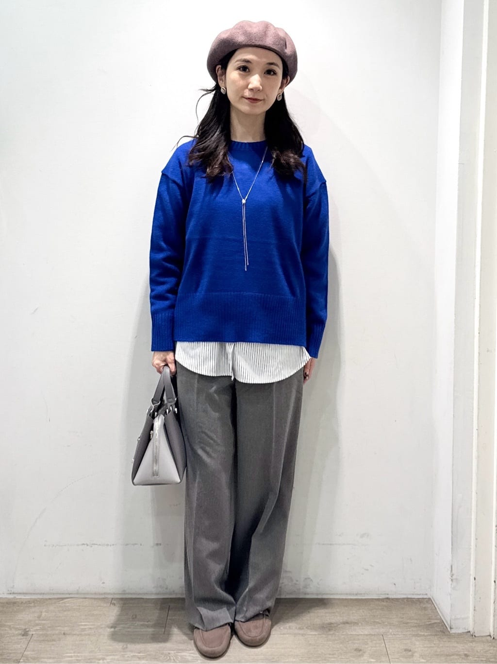 yuicciさんの「OPAQUE.CLIP｜シャツドッキングカットソー【洗濯機OK】」を使ったコーディネート