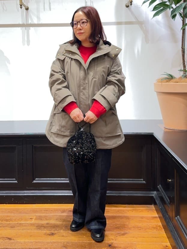 Asamiさんの「DRESSTERIOR｜◆【洗える/7色展開】ウォッシャブルコットンカシミヤニット」を使ったコーディネート