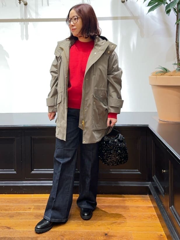 Asamiさんの「DRESSTERIOR｜◆【洗える/7色展開】ウォッシャブルコットンカシミヤニット」を使ったコーディネート