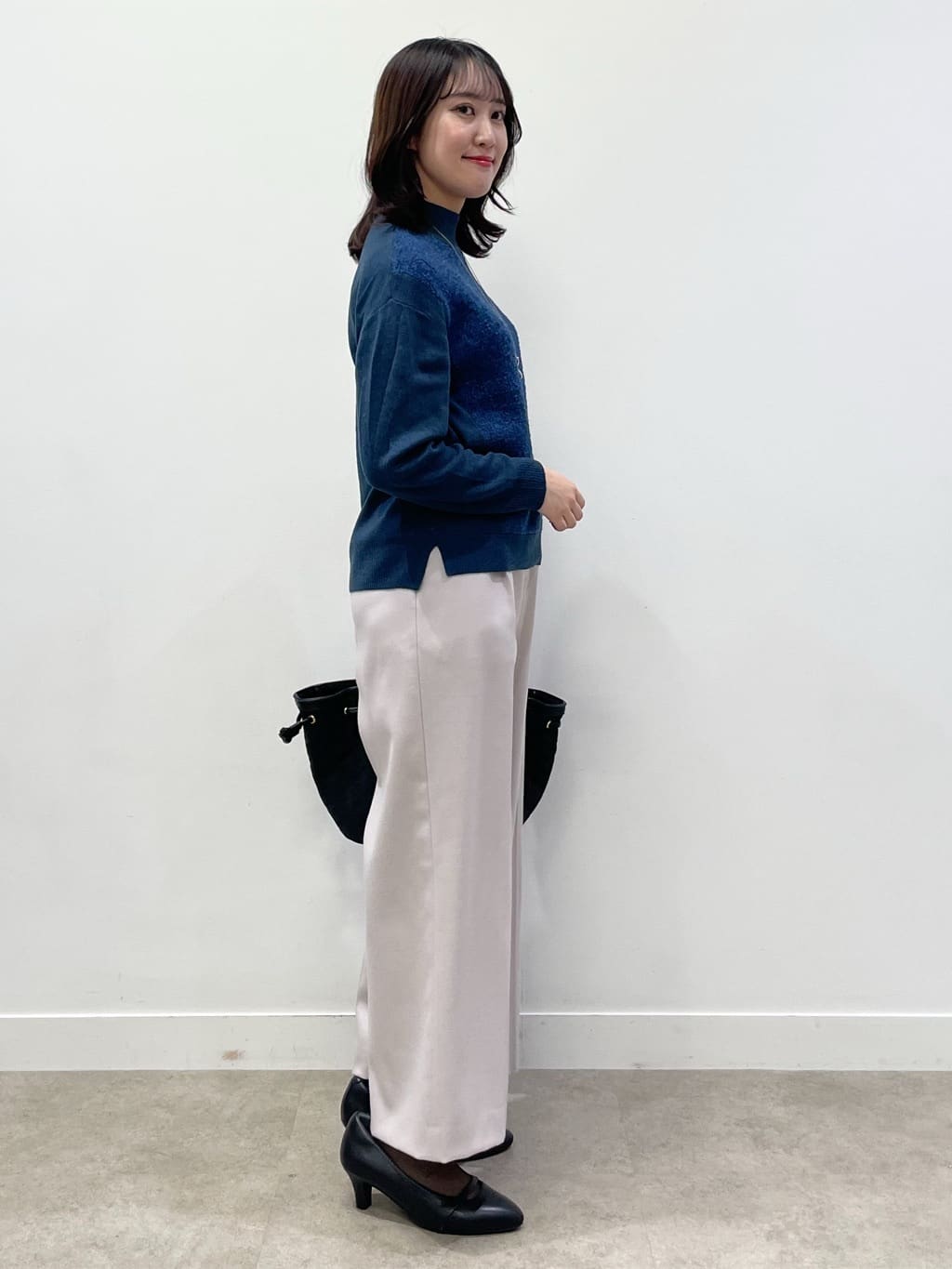 yukariさんの「Reflect｜【SS-4Lサイズ／衿が顔に当たらない◎】スタンドネックミドルコート」を使ったコーディネート
