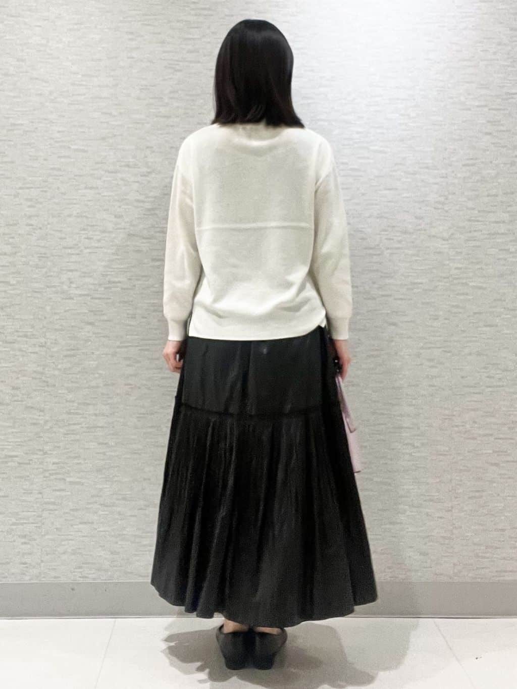 marikoさんの「Reflect｜アーガイル柄ハイネックニット」を使ったコーディネート