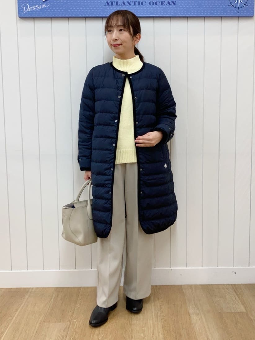yoshiさんの「Dessin｜【撥水・2WAY】ミュラーダウンコートロング丈」を使ったコーディネート