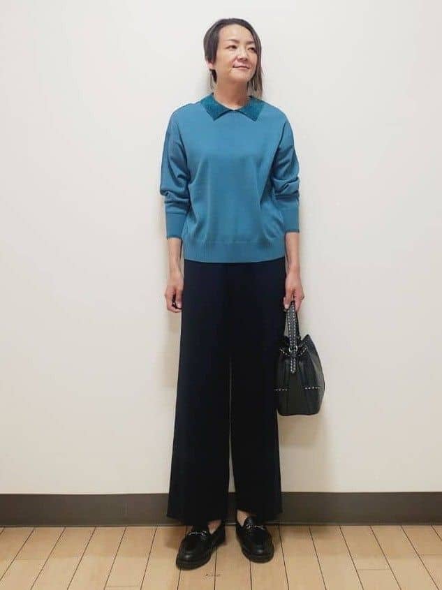 yuuさんの「Reflect｜【着映え◎】衿つきニットトップス」を使ったコーディネート