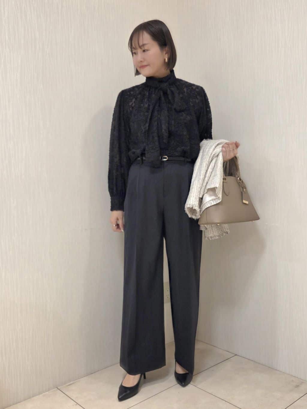 naokoさんの「UNTITLED｜【仕事着/スーツ】ファンシーツイード ジャケット」を使ったコーディネート