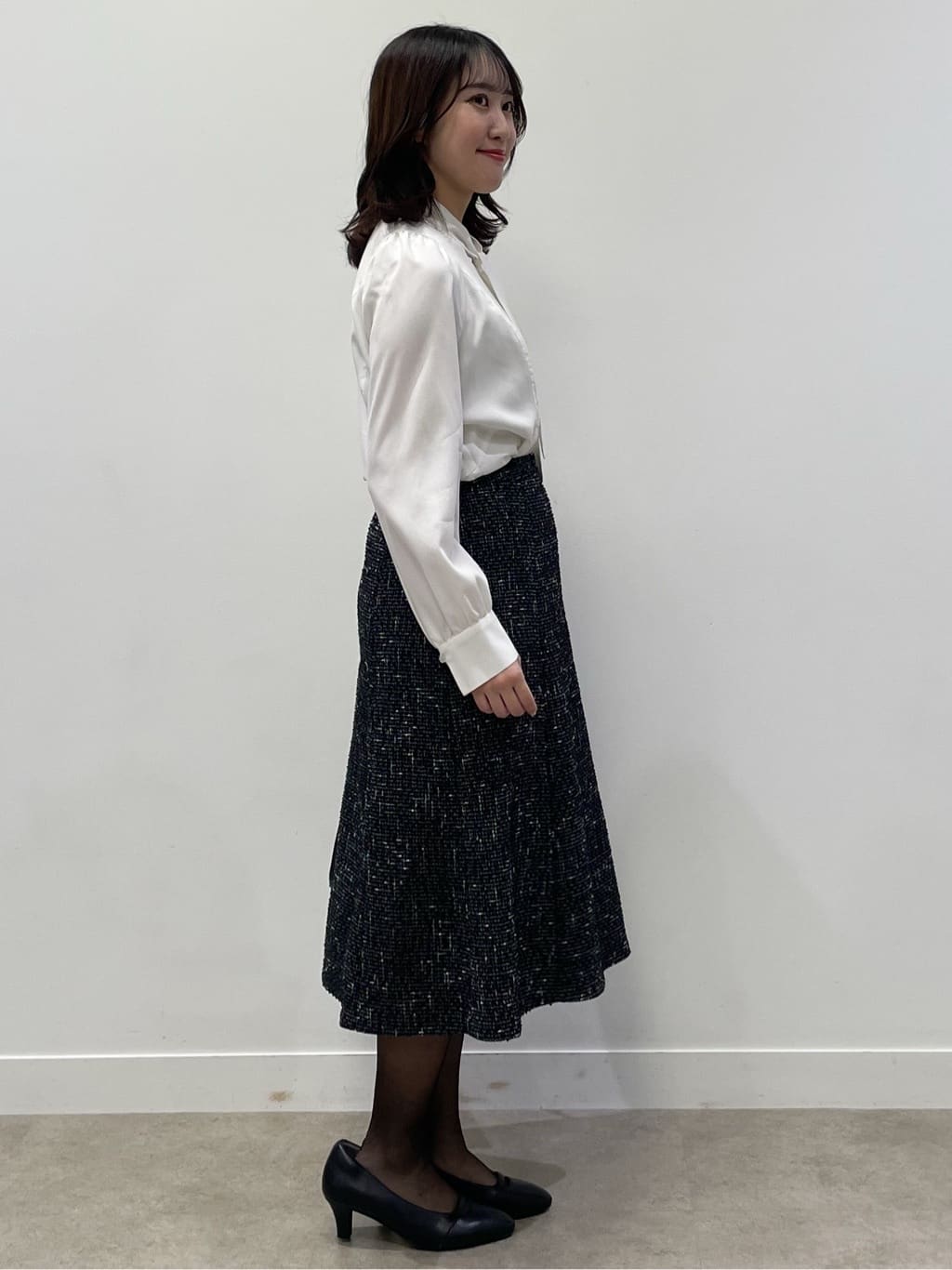 yukariさんの「Reflect｜【選べる7色◎／手洗い可／二の腕カバー】半袖ニット」を使ったコーディネート