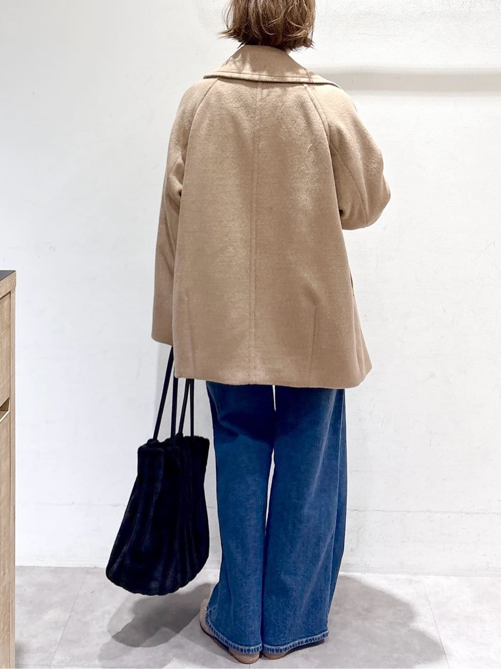 たけねぇさんの「OPAQUE.CLIP｜カシミヤブレンドウールミドルピーコート」を使ったコーディネート