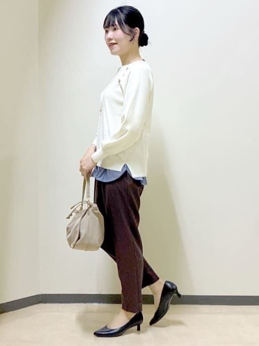  beni_gingerさんの「Reflect｜【重ね着でも一枚着でも◎】ドッキングジャージトップス」を使ったコーディネート