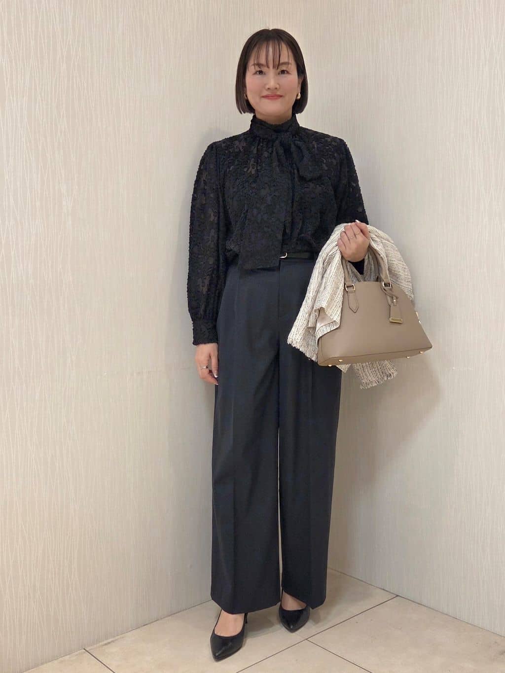naokoさんの「UNTITLED｜【仕事着/スーツ】ファンシーツイード ジャケット」を使ったコーディネート