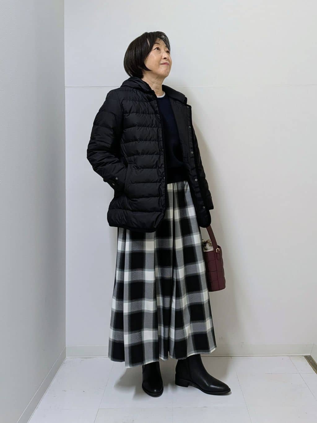 Asaさんの「Dessin｜【撥水・2WAY】ミュラーダウンコートミドル丈」を使ったコーディネート