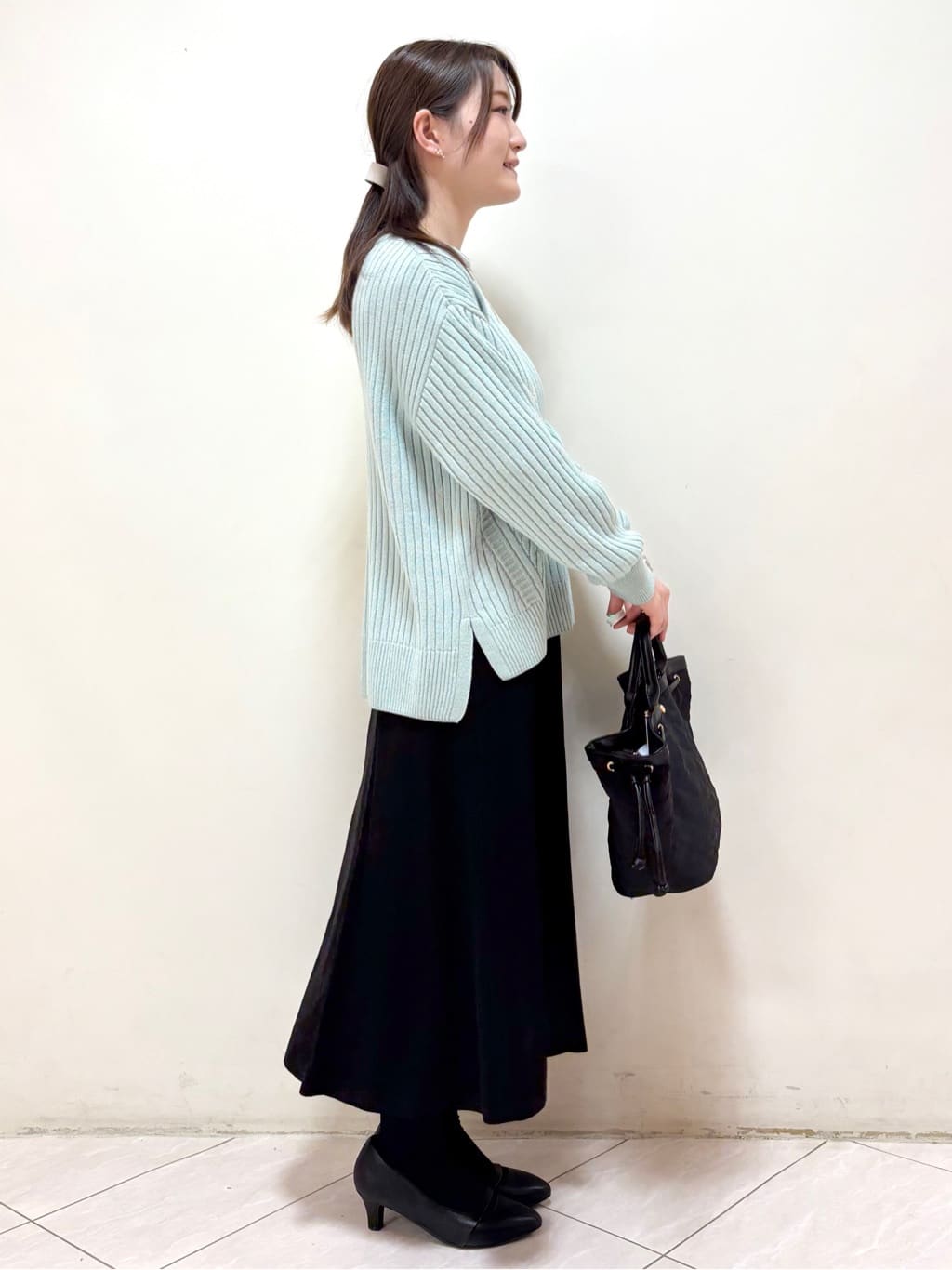 mikiさんの「Reflect｜【ゆったり着られる◎】ワイドリブニットプルオーバー」を使ったコーディネート