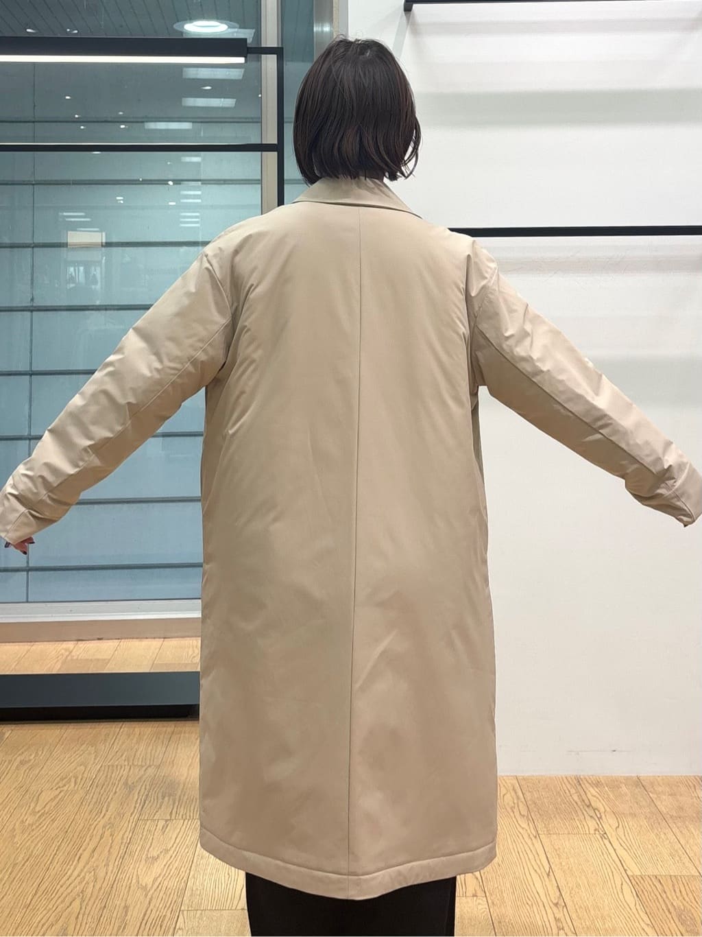 asamiさんの「INDIVI｜【洗える】ケーブルデザイン ラウンドヘムニット」を使ったコーディネート