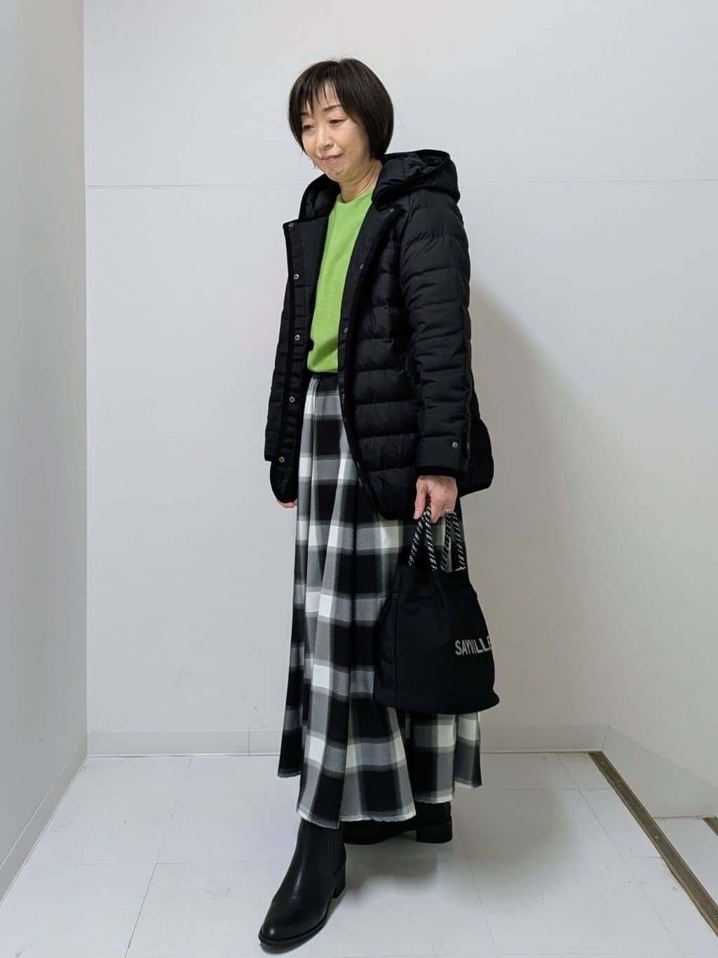 Asaさんの「Dessin｜【撥水・2WAY】ミュラーダウンコートミドル丈」を使ったコーディネート