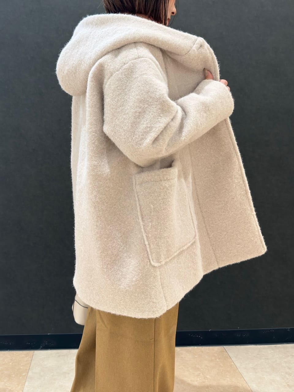 Megさんの「SHOO･LA･RUE｜【洗濯機可／毛玉レス】シンプルケーブル柄ニット」を使ったコーディネート