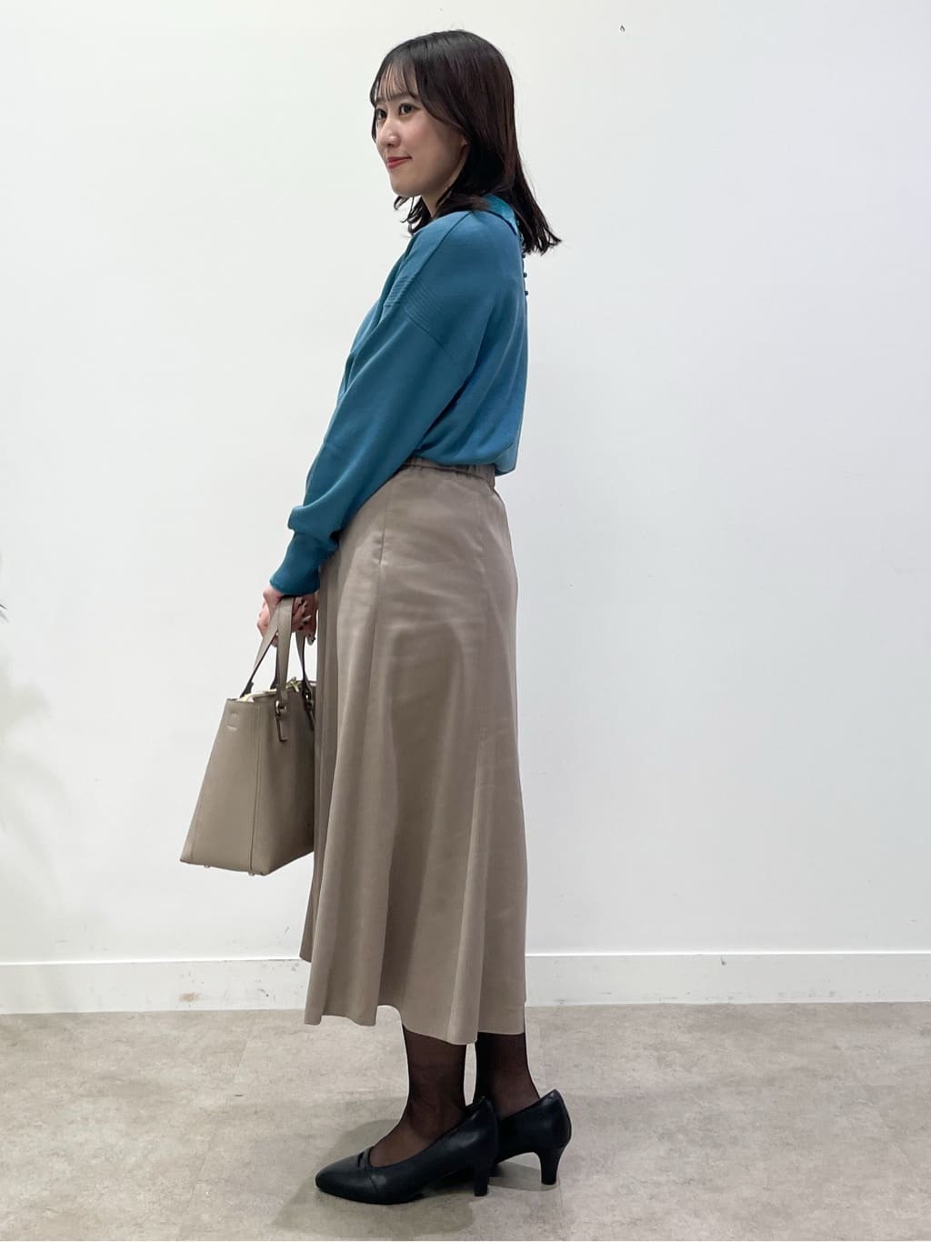 yukariさんの「Reflect｜【着映え◎】衿つきニットトップス」を使ったコーディネート
