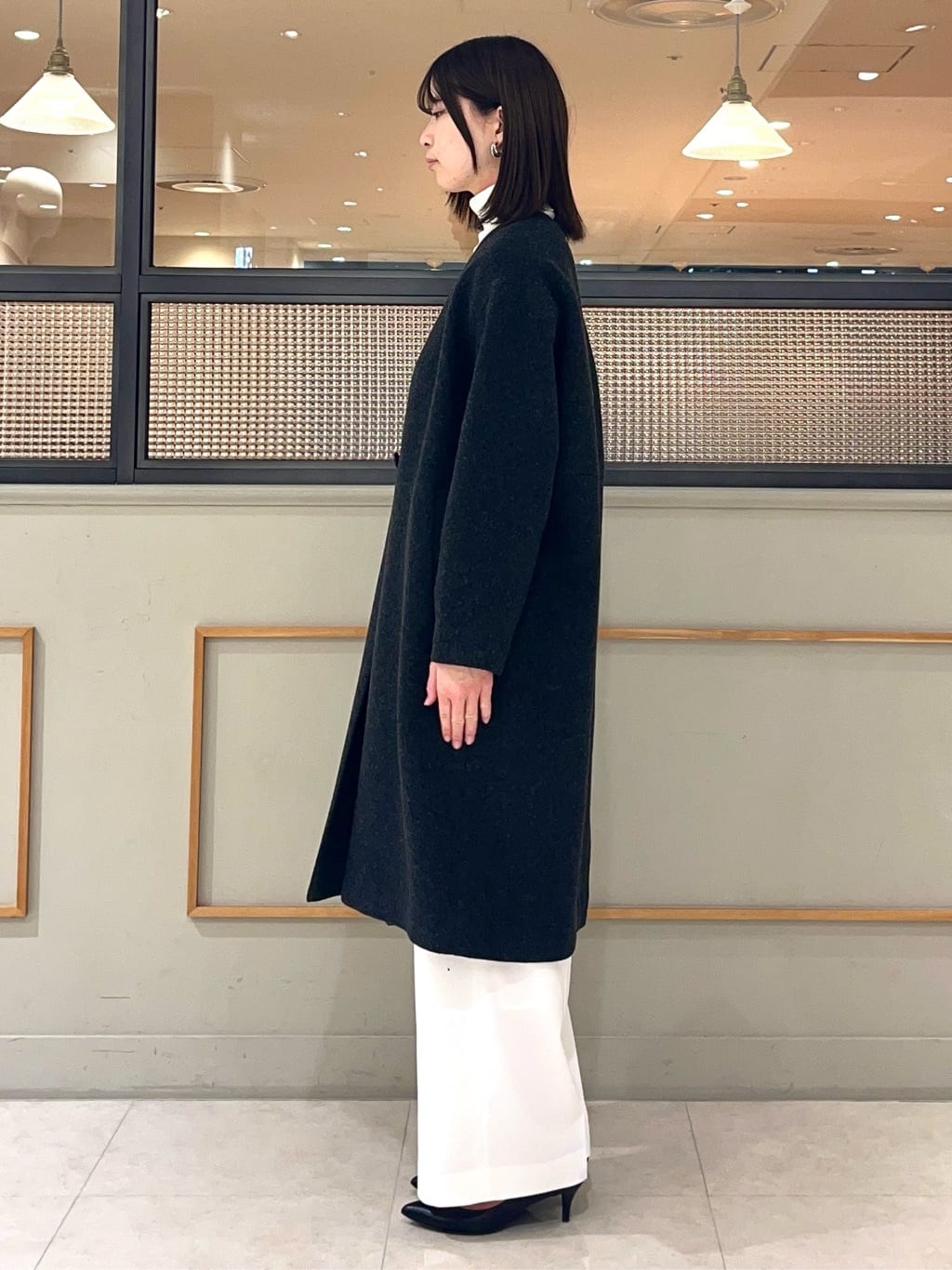 kumiさんの「INDIVI｜【洗える／毛玉になりにくい】エクストラファインウール リブタートルニット」を使ったコーディネート