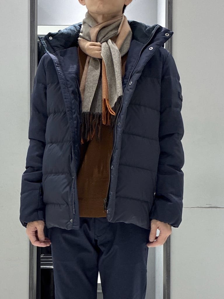 わいずみさんの「TAKEO KIKUCHI｜カラーコンビ ダウンブルゾン」を使ったコーディネート