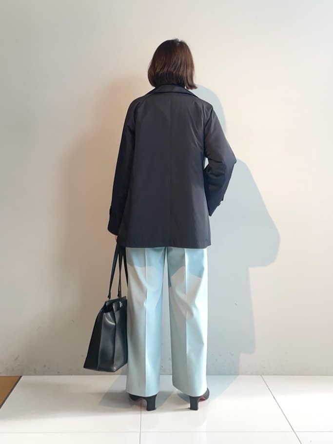 murayamaさんの「INDIVI｜【新作褒められパンツ】快温ワイドパンツ」を使ったコーディネート