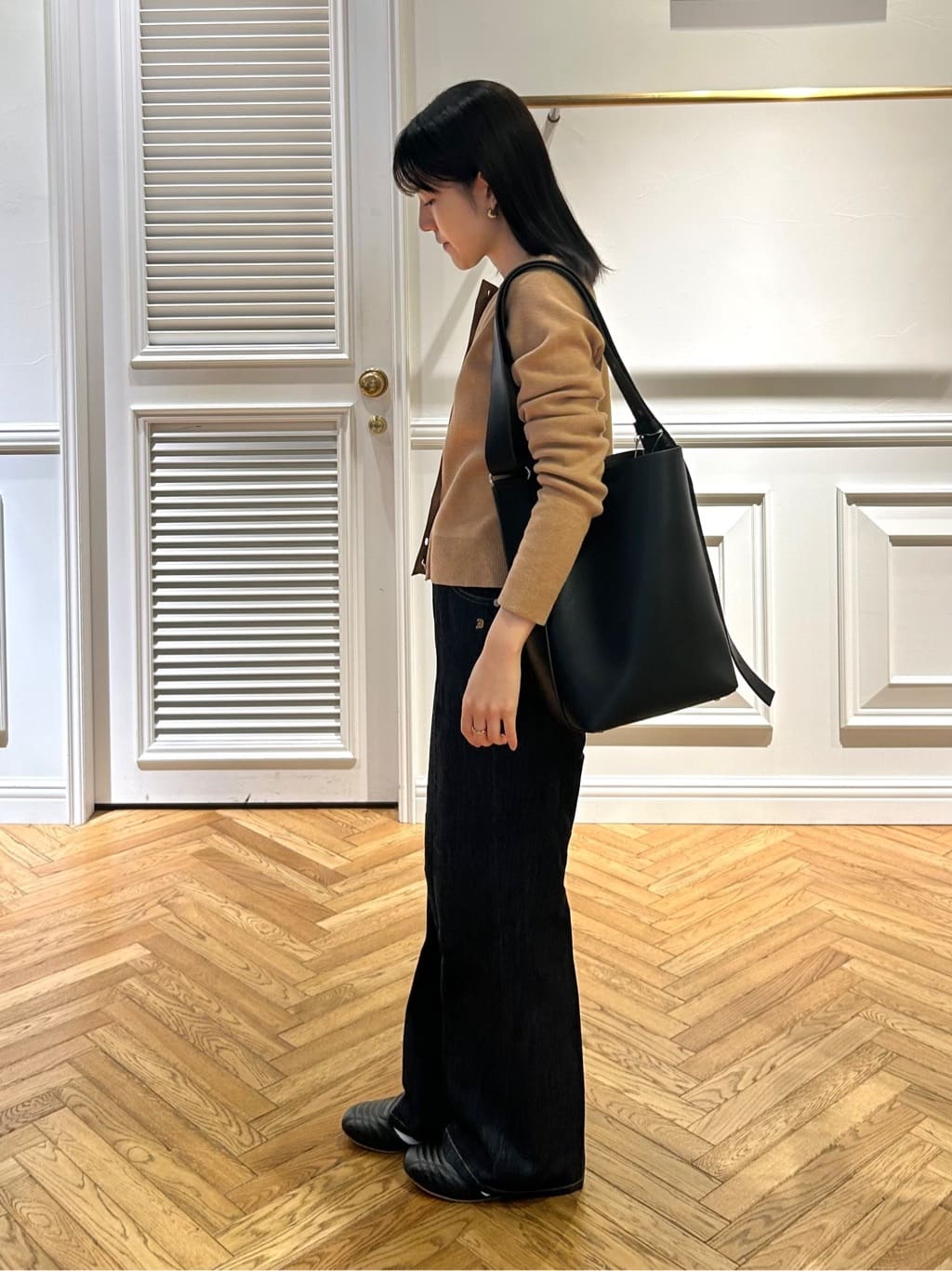 cocoさんの「DRESSTERIOR｜【otonaMUSE5月号掲載】センタープレス ワイドストレートデニム」を使ったコーディネート