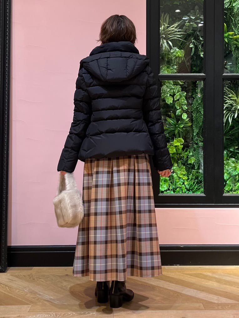 ogataさんの「DRESSTERIOR｜◆コンパクトフェイクファーバッグ」を使ったコーディネート