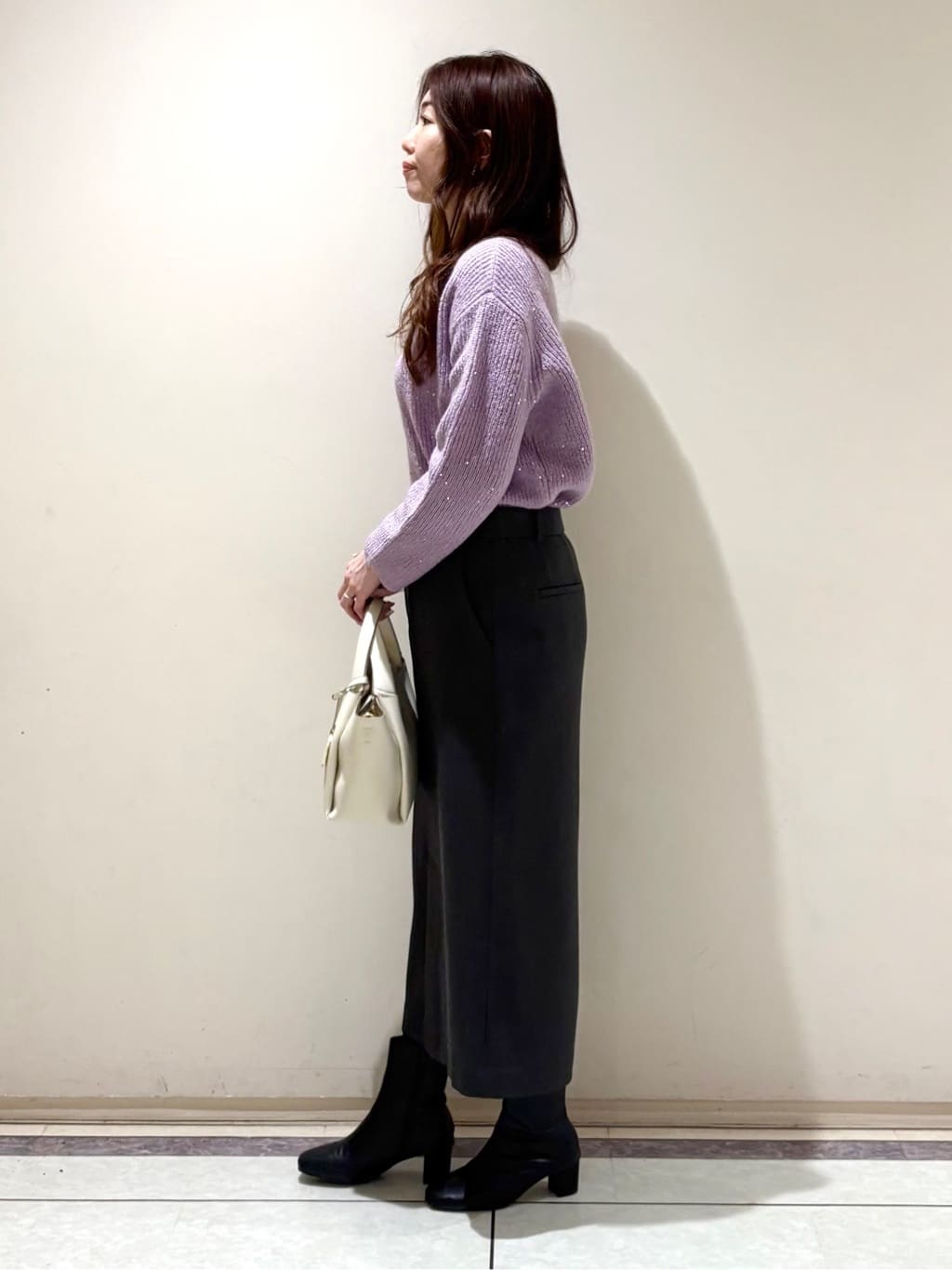sakiさんの「COUP DE CHANCE｜【手洗い可／日本製】タイトスカート」を使ったコーディネート