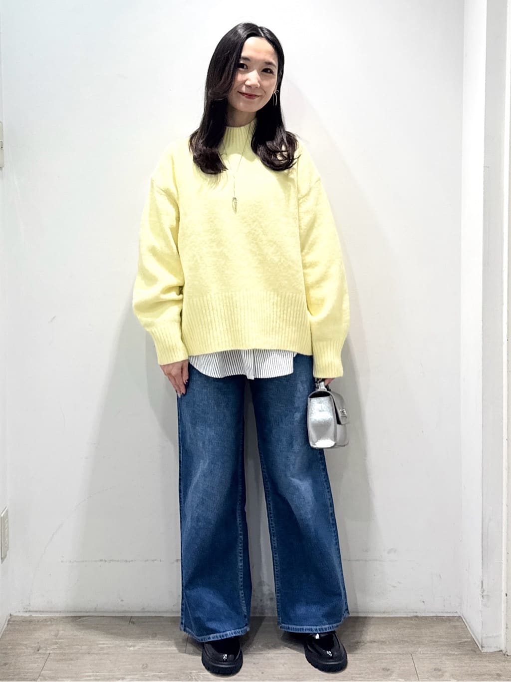 yuicciさんの「OPAQUE.CLIP｜ふわふわハイネックニット【洗濯機OK】」を使ったコーディネート