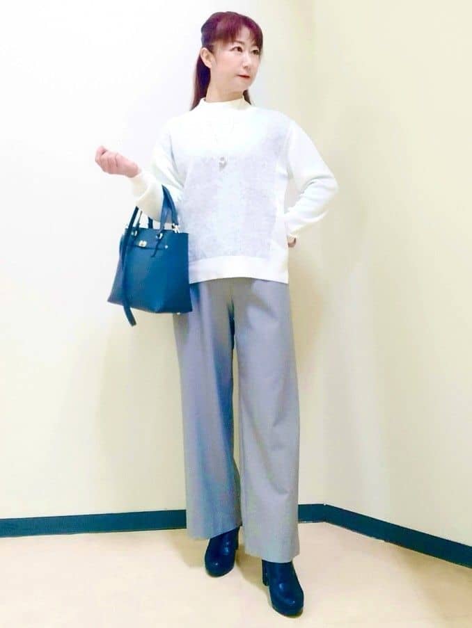 花さんの「Reflect｜【SS-4Lサイズ】フーデッドミドルダウンコート」を使ったコーディネート
