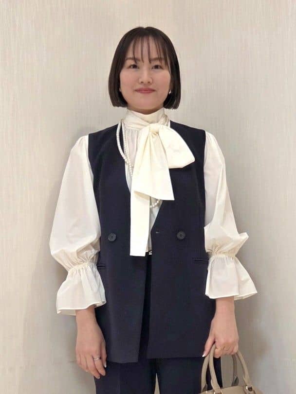 naokoさんの「UNTITLED｜◆【通年活躍/洗えるスーツ】テーラードジャケット」を使ったコーディネート