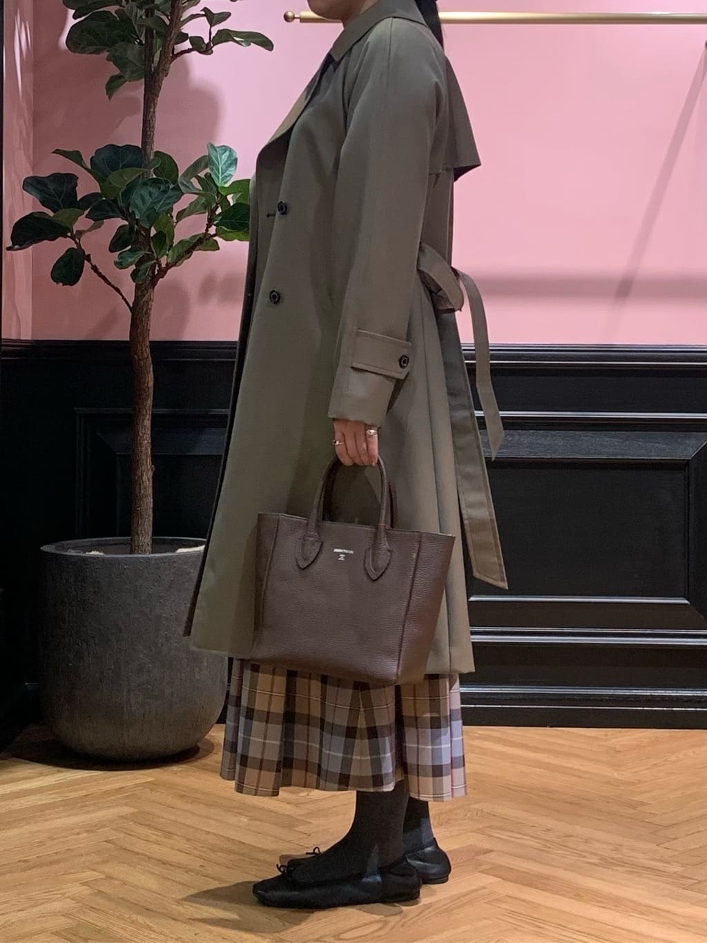 SAKAIさんの「DRESSTERIOR｜◆ソフトレザーバレエシューズ」を使ったコーディネート