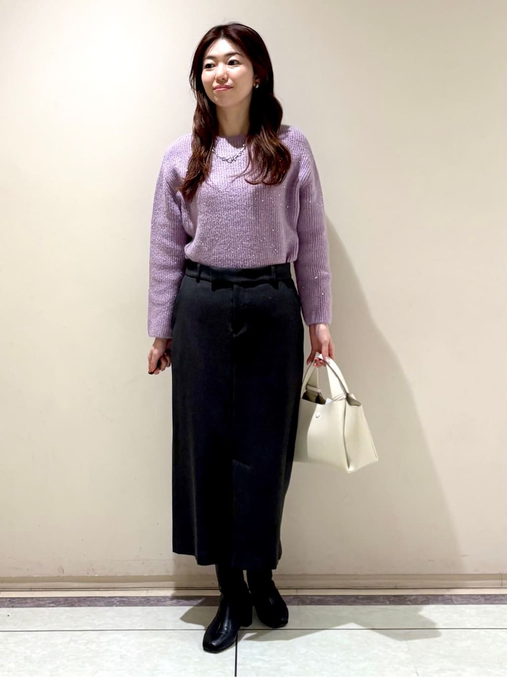 sakiさんの「COUP DE CHANCE｜【手洗い可／日本製】タイトスカート」を使ったコーディネート
