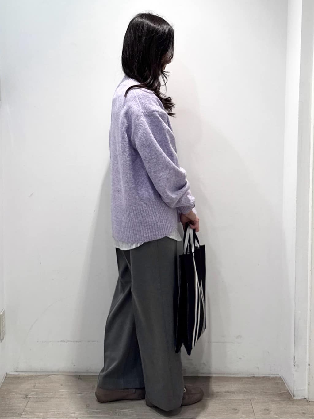 yuicciさんの「OPAQUE.CLIP｜ふわふわハイネックニット【洗濯機OK】」を使ったコーディネート