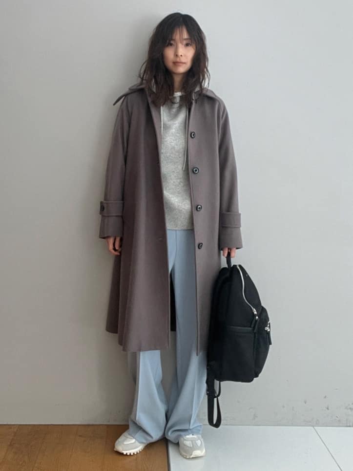 misaさんの「DRESSTERIOR｜【接触冷感/ウォッシャブル】センタープレスジョーゼットパンツ」を使ったコーディネート